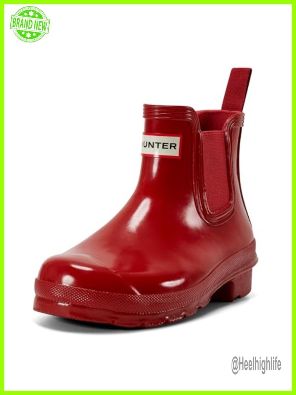 Waterproof Rubber Chelsea Rain Boots Ankle High